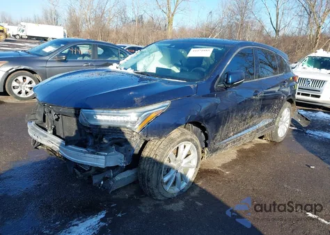 2020 Acura Rdx Standard from USA, damaged, VIN 5J8TC2H38LL009807